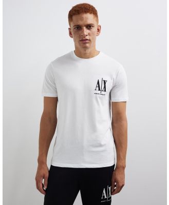 Armani Exchange - Icon T Shirt - T-Shirts & Singlets (White) Icon T-Shirt