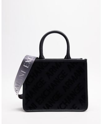 Armani Exchange - Layla Small Tote - Handbags (Nero & Black) Layla Small Tote