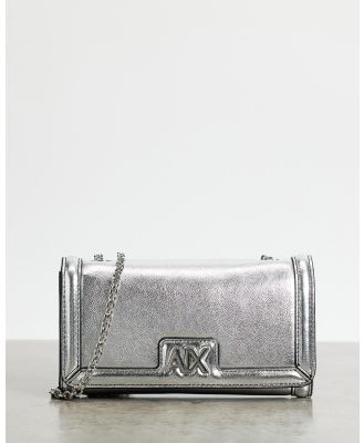 Armani Exchange - Madison Wallet On Chain - Bags (Silver & Silver) Madison Wallet On Chain