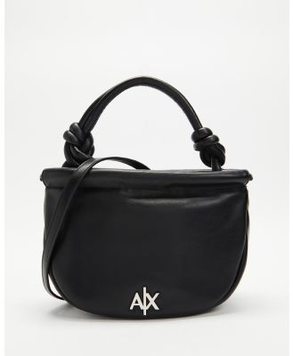 Armani Exchange - Small Hobo Bag - Handbags (Black) Small Hobo Bag