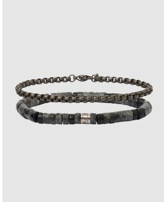 Arms Of Eve - Dallas Bracelet Stack - Jewellery (Black) Dallas Bracelet Stack