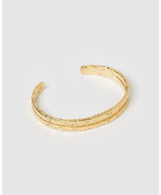 Arms Of Eve - Elodi Gold Cuff Bracelet - Jewellery (Gold) Elodi Gold Cuff Bracelet