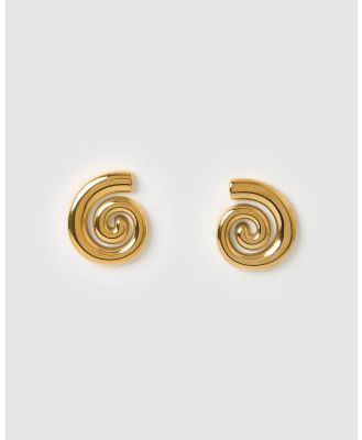 Arms Of Eve - Giselle Gold Earrings   Gold - Jewellery (Gold) Giselle Gold Earrings - Gold