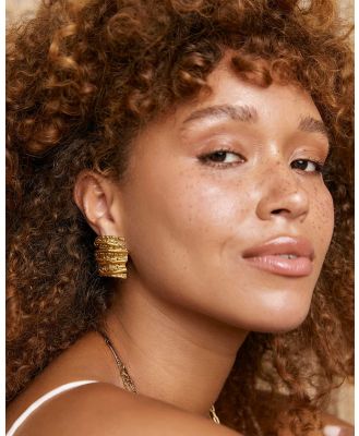 Arms Of Eve - Iris Gold Earrings - Jewellery (Gold) Iris Gold Earrings