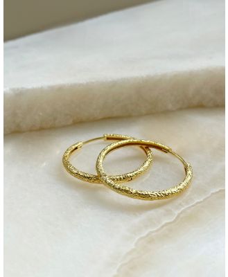Arms Of Eve - Sebastian Gold Hoop Earrings - Jewellery (Gold) Sebastian Gold Hoop Earrings