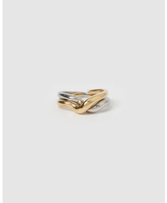 Arms Of Eve - Simi Two Tone Ring - Jewellery (Gold and Silver) Simi Two Tone Ring