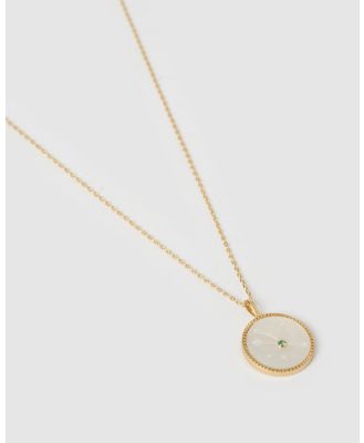 Arms Of Eve - Taurus Zodiac Pearl Charm Necklace - Jewellery (Gold) Taurus Zodiac Pearl Charm Necklace
