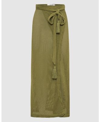 Arms Of Eve - Verona Wrap Skirt   Pistachio - Swimwear (Green) Verona Wrap Skirt - Pistachio