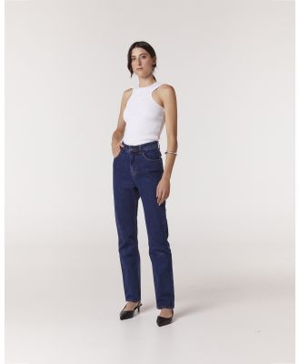 Arnsdorf - Relaxed Jean - High-Waisted (Blue) Relaxed Jean