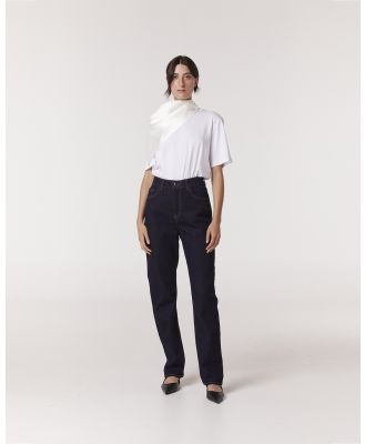 Arnsdorf - Relaxed Jean - High-Waisted (Navy) Relaxed Jean