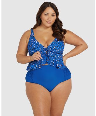 Artesands - Jaqua Chagall Midriff Bikini Top - Swimwear (Blue) Jaqua Chagall Midriff Bikini Top