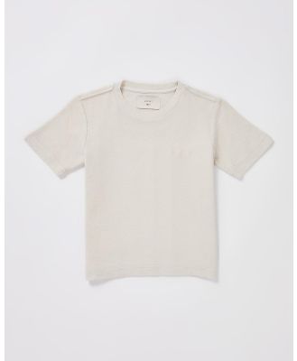 Arvust - Boys Ramona Linen Short Sleeve T Shirt - Short Sleeve T-Shirts (WHITE) Boys Ramona Linen Short Sleeve T-Shirt