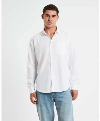 Arvust - Grover Long Sleeve Shirt - Shirts & Polos (WHITE) Grover Long Sleeve Shirt