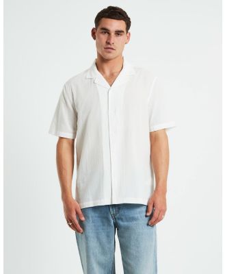 Arvust - Heggie Short Sleeve Resort Shirt - Shirts & Polos (WHITE) Heggie Short Sleeve Resort Shirt
