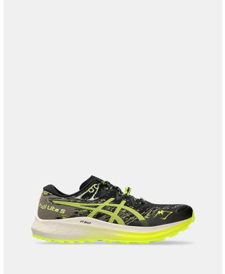 ASICS - Fuji Lite 5   Men's - Hiking & Trail (Black/Safety Yellow) Fuji Lite 5 - Men's