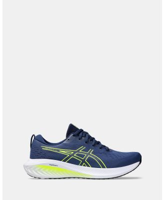 ASICS - GEL Excite 10   Men's - Performance Shoes (Blue Expanse & Safety Yellow) GEL-Excite 10 - Men's