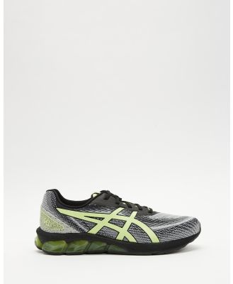 ASICS - GEL Quantum 180 VII   Men's - Performance Shoes (Black & Lime Green) GEL-Quantum 180 VII - Men's