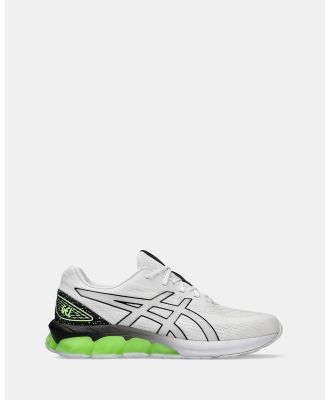 ASICS - GEL Quantum 180 VII   Men's - Sneakers (White & Illuminate Green) GEL-Quantum 180 VII - Men's