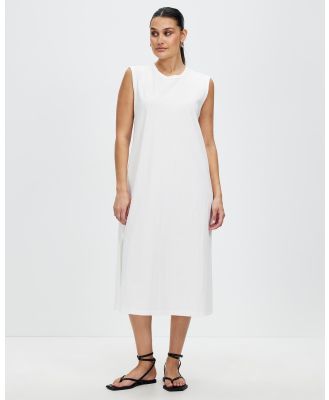 Assembly Label - Isla Organic Jersey Tank Dress - Dresses (White) Isla Organic Jersey Tank Dress