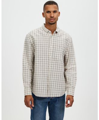 Assembly Label - Mason Long Sleeve Shirt - Shirts & Polos (Cocoa Check) Mason Long Sleeve Shirt