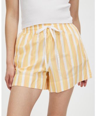 Assembly Label - Reina Poplin Shorts - Shorts (Citrus Stripe) Reina Poplin Shorts