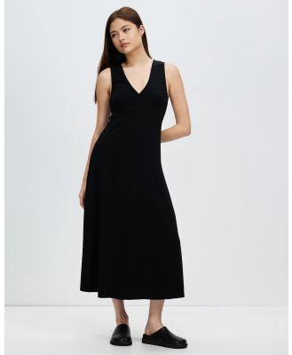 Assembly Label - Sabine Japanese Crepe Dress - Dresses (Black) Sabine Japanese Crepe Dress