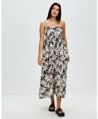 Assembly Label - Seraphina Print Dress - Printed Dresses (Cocoa Pandanus) Seraphina Print Dress