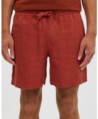 Assembly Label - Tide Linen Shorts - Shorts (Copper) Tide Linen Shorts