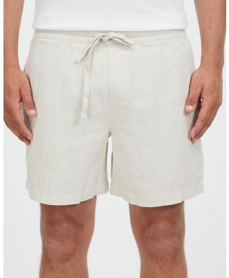 Assembly Label - Tide Linen Shorts - Shorts (Limestone) Tide Linen Shorts