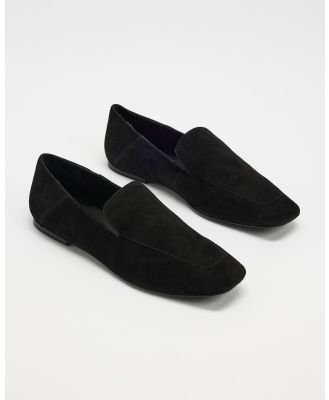 Assembly Label - Willow Suede Loafers   Women's - Flats (Black) Willow Suede Loafers - Women's