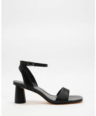 Atmos&Here - Caroline Heels - Heels (Black Leather) Caroline Heels