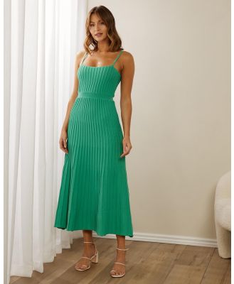 Atmos&Here - Gaelle Knit Midi Dress - Dresses (Green) Gaelle Knit Midi Dress
