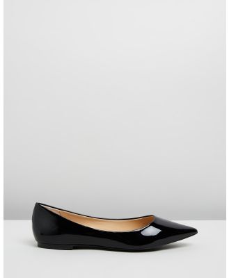 Atmos&Here - Kate Leather Flats - Ballet Flats (Black Patent Leather) Kate Leather Flats