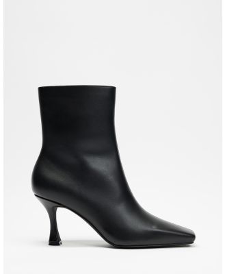 Atmos&Here - Lia Leather Ankle Boots - Ankle Boots (Black Leather) Lia Leather Ankle Boots