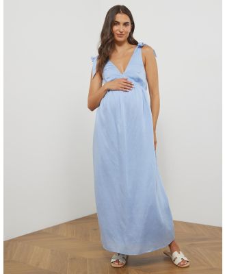 Atmos&Here Maternity  - Haven Maternity Maxi Dress - Dresses (Cornflower Blue) Haven Maternity Maxi Dress