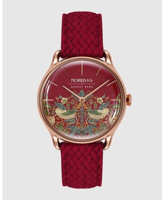 August Berg - Morris & Co 30mm Strawberry Thief Watch - Watches (Rose Gold) Morris & Co 30mm Strawberry Thief Watch
