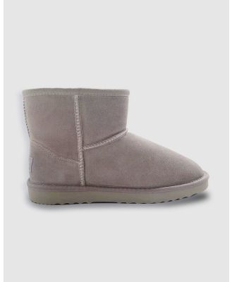 AusWooli Ugg Boots - Bondi Short Sheepskin Ankle Boot - Boots (Light Grey) Bondi Short Sheepskin Ankle Boot