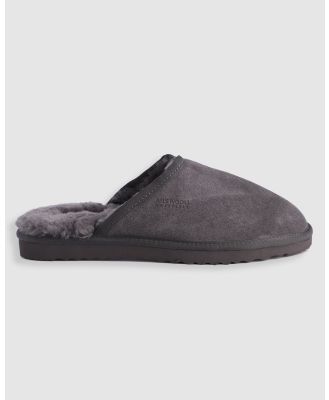 AusWooli Ugg Boots - Manly Sheepskin Wool Slippers - Boots (Grey) Manly Sheepskin Wool Slippers