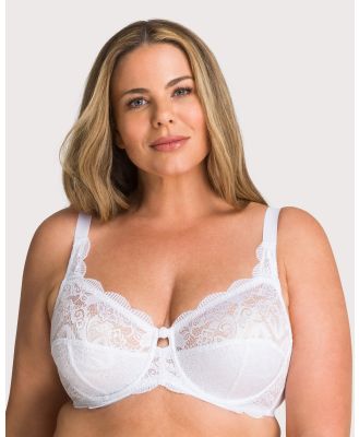 Ava & Audrey  - Lucille Lace Underwired Full Cup Bra - Underwire Bras (White) Lucille Lace Underwired Full Cup Bra