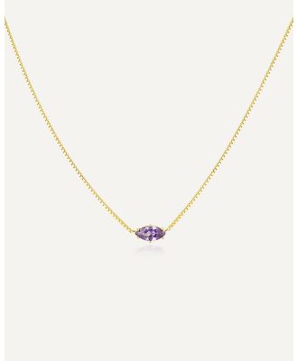 Avant Studio - Birthstone Necklace February - Jewellery (Purple) Birthstone Necklace February