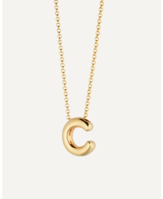 Avant Studio - Bubble Letter Necklace C - Jewellery (Gold) Bubble Letter Necklace C