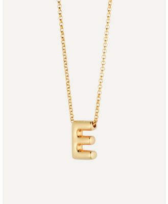 Avant Studio - Bubble Letter Necklace E - Jewellery (Gold) Bubble Letter Necklace E