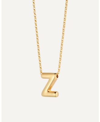 Avant Studio - Bubble Letter Necklace Z - Jewellery (Gold) Bubble Letter Necklace Z