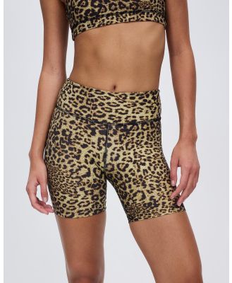 AVE Active - Leopard Shorts - 1/2 Tights (Leopard Print) Leopard Shorts