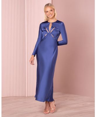 Azzurielle - Frances Cut Out Midi Dress - Dresses (Steel) Frances Cut Out Midi Dress