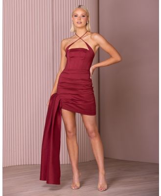 Azzurielle - Julane Mini Dress - Dresses (Wine) Julane Mini Dress