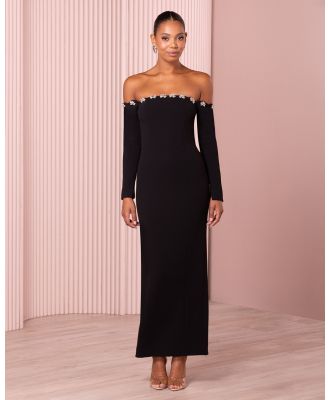 Azzurielle - Serilda Long Sleeve Gown - Bridesmaid Dresses (Black) Serilda Long Sleeve Gown