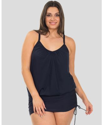 B Free Intimate Apparel - Draped One Piece Magic Swimsuit (A B C D DD) Cup - One-Piece / Swimsuit (Black) Draped One-Piece Magic Swimsuit (A-B-C-D-DD) Cup