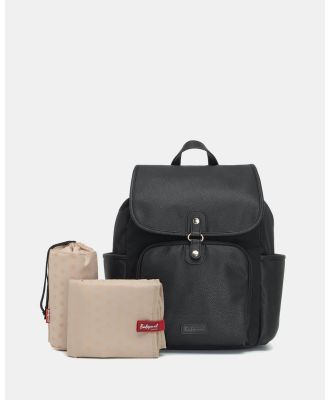 Babymel - Freddie Vegan Leather Backpack Nappy Bag - Bags (Black) Freddie Vegan Leather Backpack Nappy Bag