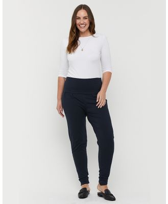 Bamboo Body - Bamboo Slouch Pants - Pants (Dark Navy) Bamboo Slouch Pants